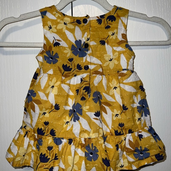 Tommy Bahama Toddler Girls Floral Eyelet Yellow Shirt - Picture 3 of 8